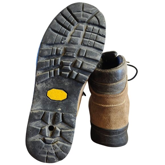 L.L. Bean Mens Size 9 Gore-Tex Leather Hiking Boots Vibram Lace Up Brown Black main image 4